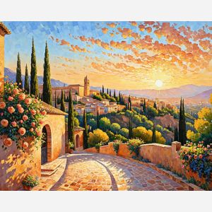 oil painting, hand-painted artwork, oil on canvas