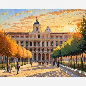 oil painting, hand-painted artwork, oil on canvas