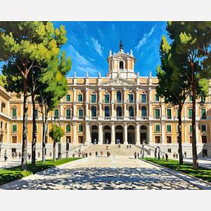 oil painting, hand-painted artwork, oil on canvas