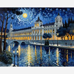 oil painting, hand-painted artwork, oil on canvas