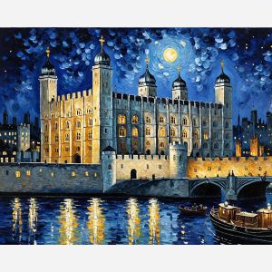 oil painting, hand-painted artwork, oil on canvas