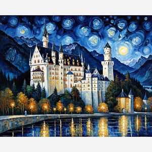 oil painting, hand-painted artwork, oil on canvas