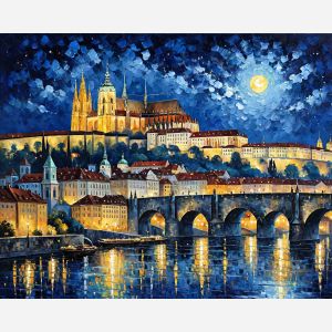 oil painting, hand-painted artwork, oil on canvas