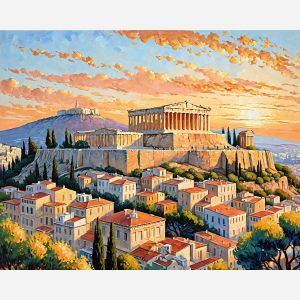 oil painting, hand-painted artwork, oil on canvas