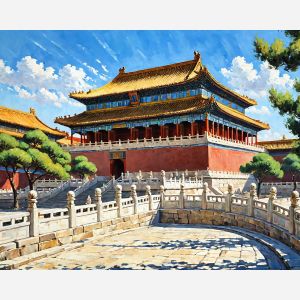 oil painting, hand-painted artwork, oil on canvas