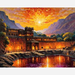 oil painting, hand-painted artwork, oil on canvas