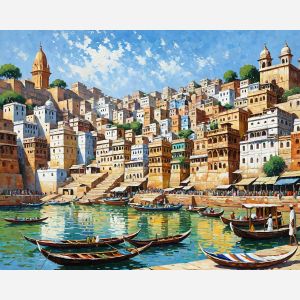 oil painting, hand-painted artwork, oil on canvas