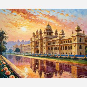 oil painting, hand-painted artwork, oil on canvas