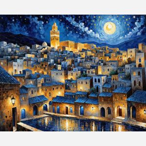 oil painting, hand-painted artwork, oil on canvas