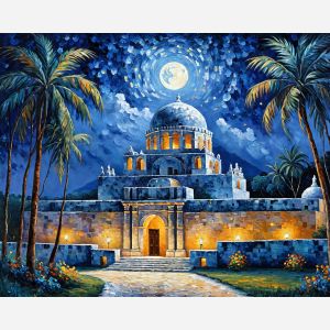 oil painting, hand-painted artwork, oil on canvas