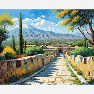 oil painting, hand-painted artwork, oil on canvas