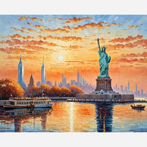 oil painting, hand-painted artwork, oil on canvas