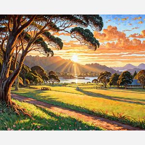 oil painting, hand-painted artwork, oil on canvas