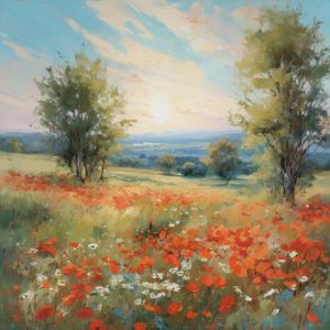 oil painting, hand-painted artwork, oil on canvas