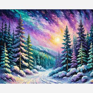 oil painting, hand-painted artwork, oil on canvas