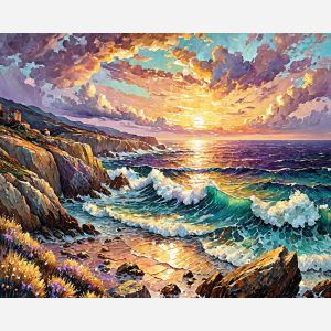 oil painting, hand-painted artwork, oil on canvas