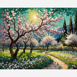 oil painting, hand-painted artwork, oil on canvas