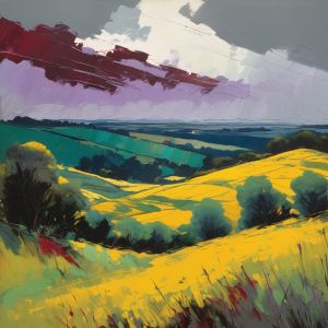 oil painting, hand-painted artwork, oil on canvas