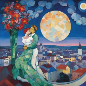 oil painting, hand-painted artwork, oil on canvas