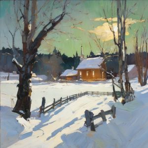 oil painting, hand-painted artwork, oil on canvas