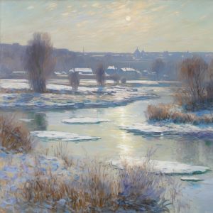 oil painting, hand-painted artwork, oil on canvas