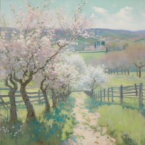 oil painting, hand-painted artwork, oil on canvas