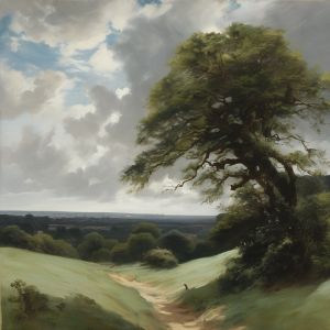 oil painting, hand-painted artwork, oil on canvas