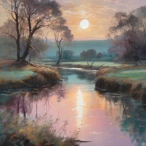 oil painting, hand-painted artwork, oil on canvas