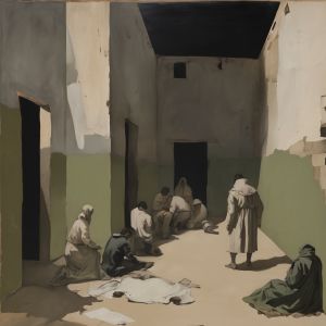 oil painting, hand-painted artwork, oil on canvas