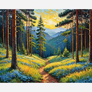 oil painting, hand-painted artwork, oil on canvas