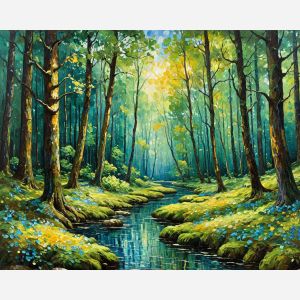 oil painting, hand-painted artwork, oil on canvas