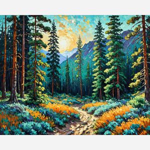 oil painting, hand-painted artwork, oil on canvas