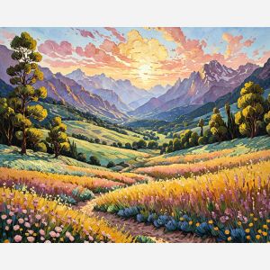 oil painting, hand-painted artwork, oil on canvas