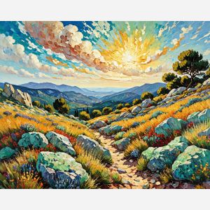 oil painting, hand-painted artwork, oil on canvas