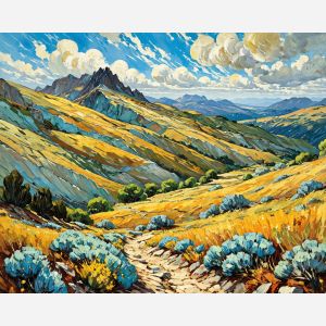 oil painting, hand-painted artwork, oil on canvas