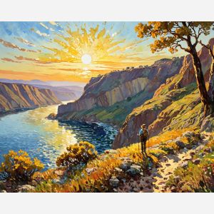 oil painting, hand-painted artwork, oil on canvas