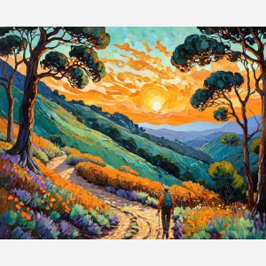 oil painting, hand-painted artwork, oil on canvas