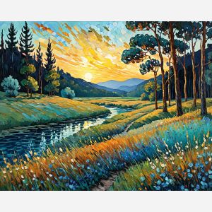 oil painting, hand-painted artwork, oil on canvas