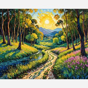 oil painting, hand-painted artwork, oil on canvas