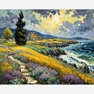 oil painting, hand-painted artwork, oil on canvas