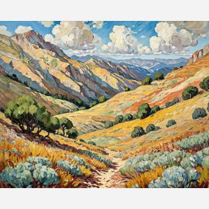 oil painting, hand-painted artwork, oil on canvas