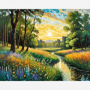 oil painting, hand-painted artwork, oil on canvas