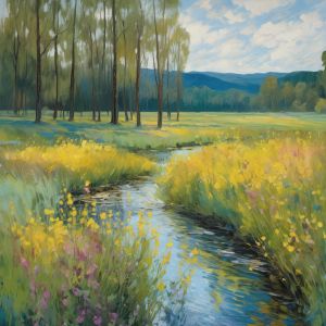 oil painting, hand-painted artwork, oil on canvas