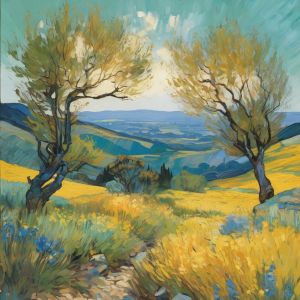 oil painting, hand-painted artwork, oil on canvas