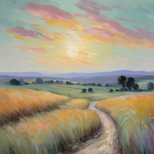 oil painting, hand-painted artwork, oil on canvas