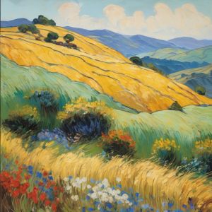 oil painting, hand-painted artwork, oil on canvas