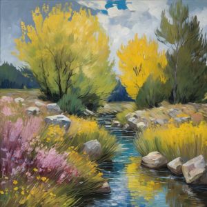 oil painting, hand-painted artwork, oil on canvas