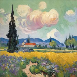 oil painting, hand-painted artwork, oil on canvas