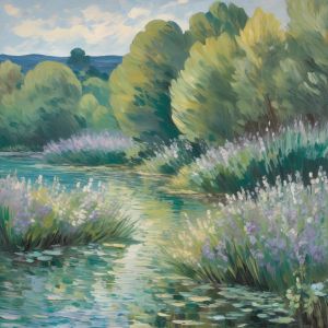 oil painting, hand-painted artwork, oil on canvas