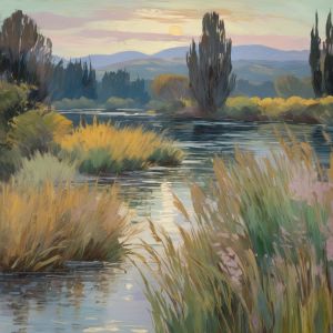 oil painting, hand-painted artwork, oil on canvas